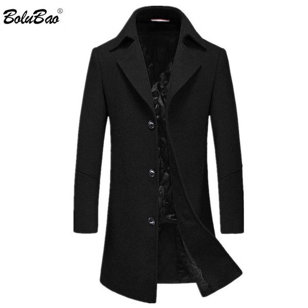men's wool & blends bolubao brand men blend coat winter slim solid business casual overcoat long section coats male, Black
men's wool & blends bolubao brand men blend coat winter slim solid business casual overcoat long section coats male, Black