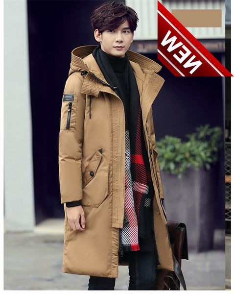 2021 mens white duck down jacket warm winter coat hooded men's jackets long parka jaqueta masculino wxf308, Black
2021 mens white duck down jacket warm winter coat hooded men's jackets long parka jaqueta masculino wxf308, Black