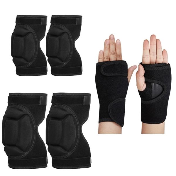 thickened combination suit knee and elbow protection adjustable bicycle riding ski skating, Black
thickened combination suit knee and elbow protection adjustable bicycle riding ski skating, Black