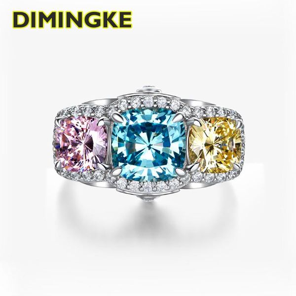 cluster rings dimingke aquamarine yellow pink diamond color matching woman ring 100% s925 silver sparkling high jewelry cocktail party, Golden;silver
cluster rings dimingke aquamarine yellow pink diamond color matching woman ring 100% s925 silver sparkling high jewelry cocktail party, Golden;silver