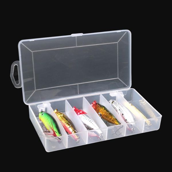 fishing accessories lushazer plastic box 6 cells storage case lure spoon hook bait connector pesca
fishing accessories lushazer plastic box 6 cells storage case lure spoon hook bait connector pesca