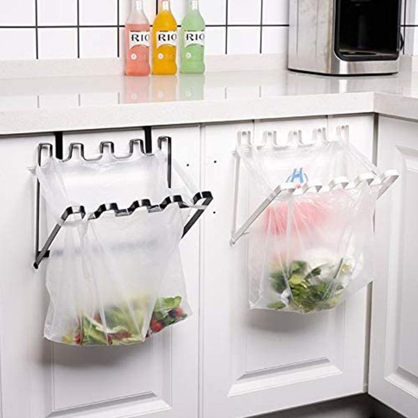 waste bins garbage bag hanger portable trash holder hanging organizer storage rack for kitchen black white
waste bins garbage bag hanger portable trash holder hanging organizer storage rack for kitchen black white