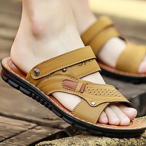 sandals summer men's 2021 beach men driving casual dual-use outer wear and slippers, Black
sandals summer men's 2021 beach men driving casual dual-use outer wear and slippers, Black