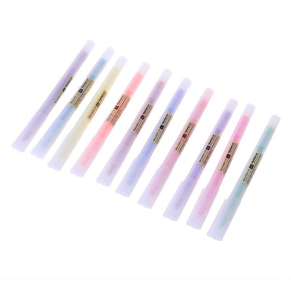 highlighters 10pcs fluorescent pen mild liner color marker school supplies, Black;red
highlighters 10pcs fluorescent pen mild liner color marker school supplies, Black;red