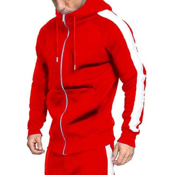 jogging clothing 2 pcs/set terrific autumn tracksuits men long sleeve elastic cuff casual sports sets fitness suit, Black;red
jogging clothing 2 pcs/set terrific autumn tracksuits men long sleeve elastic cuff casual sports sets fitness suit, Black;red