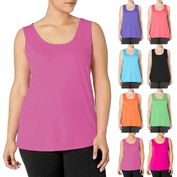 women's tanks & camis 2021 summer clothes y2k casual loose tank o-neck solid color sleeveless t-shirt plus-size, White
women's tanks & camis 2021 summer clothes y2k casual loose tank o-neck solid color sleeveless t-shirt plus-size, White