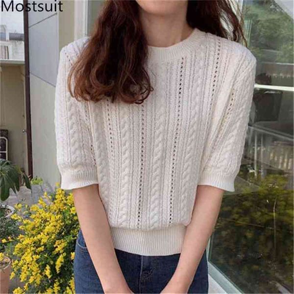 summer korean elegant twisted knitted t-shirts women half sleeve o-neck thin vintage solid simple ladies tees tshirts 210513, Black;brown
summer korean elegant twisted knitted t-shirts women half sleeve o-neck thin vintage solid simple ladies tees tshirts 210513, Black;brown