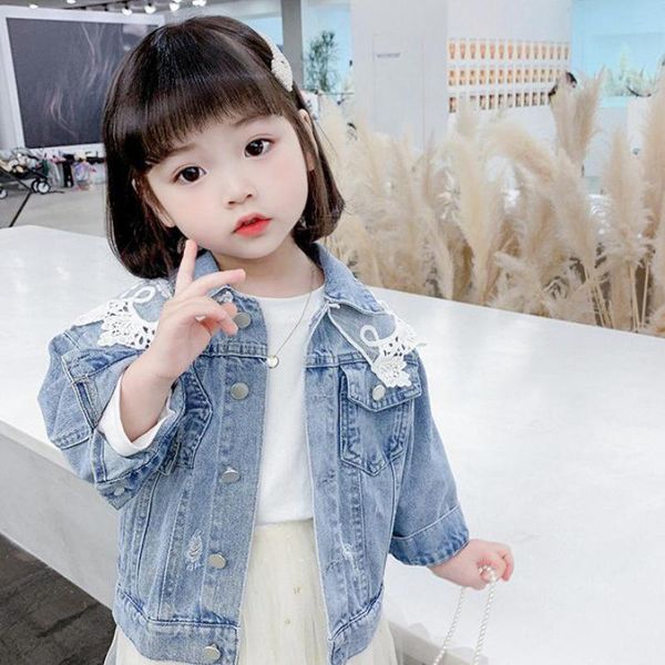 jackets 2022 korea jacket girls spring autumn jeans coat children lace patchwork clothes fashion baby toddles denim lovely 1-10t, Blue;gray
jackets 2022 korea jacket girls spring autumn jeans coat children lace patchwork clothes fashion baby toddles denim lovely 1-10t, Blue;gray