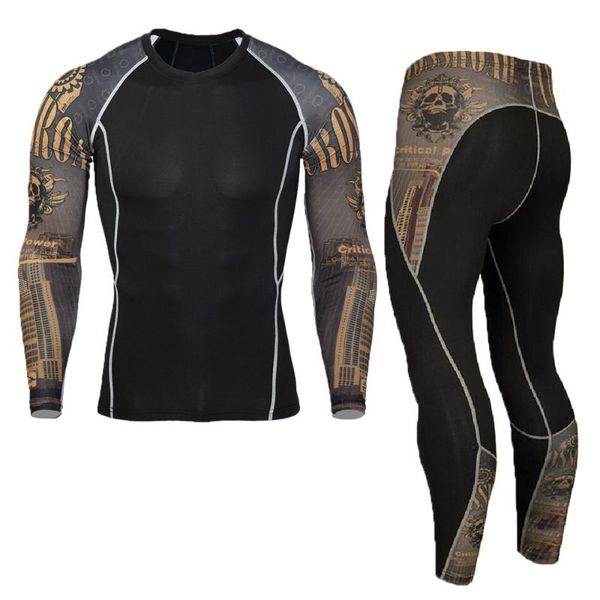 running jerseys 2021 gym tights sports men's compression sportswear suits training clothes shirt workout jogging clothing tracksuit, Black;blue
running jerseys 2021 gym tights sports men's compression sportswear suits training clothes shirt workout jogging clothing tracksuit, Black;blue