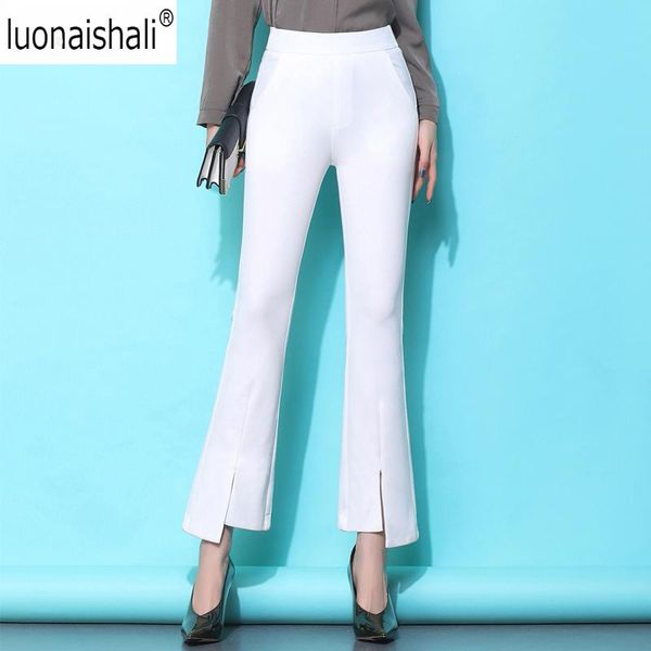 women's pants & capris elegant office lady trousers 2021 fashion spring summer pant femme irregular slit women pocket working, Black;white
women's pants & capris elegant office lady trousers 2021 fashion spring summer pant femme irregular slit women pocket working, Black;white