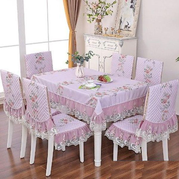 table cloth tablecloth set pastoral style dust-proof simple lace chair cushion cover rectangular banquet
table cloth tablecloth set pastoral style dust-proof simple lace chair cushion cover rectangular banquet
