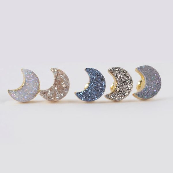 gold natural druzy stud agates titanium statement women druzy earrings moon for g1947 earrings shape fashion 5pairs kknaf, Golden
gold natural druzy stud agates titanium statement women druzy earrings moon for g1947 earrings shape fashion 5pairs kknaf, Golden