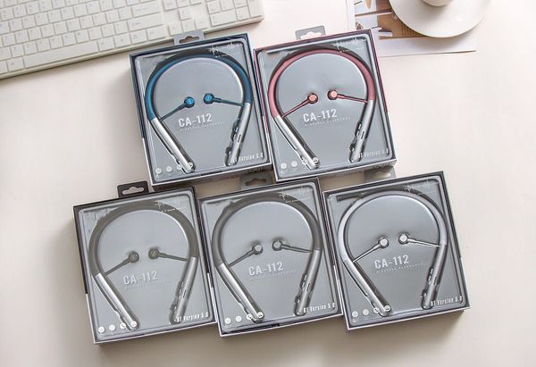 Magnetic Neck Card Bluetooth Headphones Headset Wireless Sports earphones 5.0 Stereo High Quality