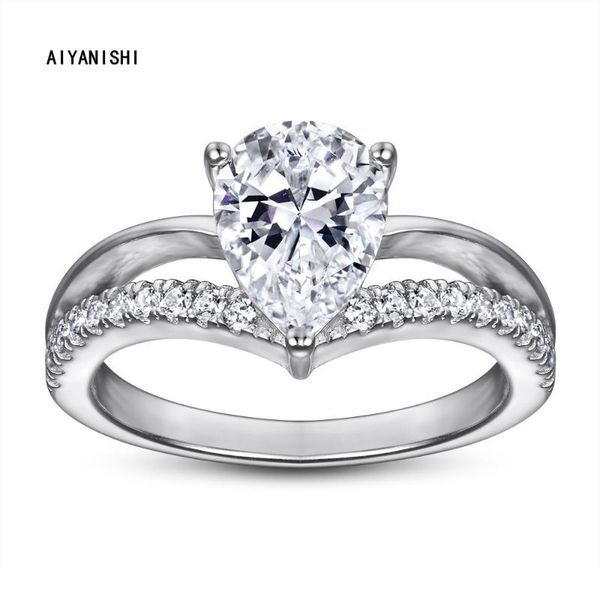 cluster rings aiyanishi 925 sterling silver 1.5ct pear for women bridal engagement wedding anniversary promise ring jewelry, Golden;silver
cluster rings aiyanishi 925 sterling silver 1.5ct pear for women bridal engagement wedding anniversary promise ring jewelry, Golden;silver