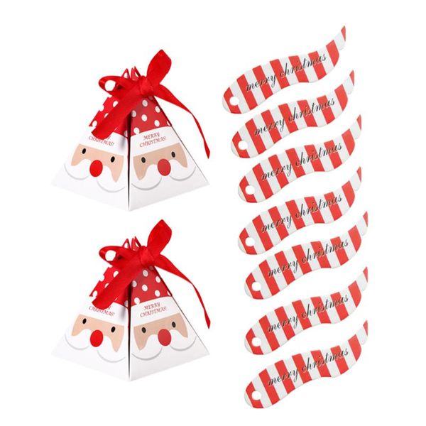 gift wrap 1 set santa claus and striped pattern pyramid candy box chocolate boxes for christmas party (red)
gift wrap 1 set santa claus and striped pattern pyramid candy box chocolate boxes for christmas party (red)