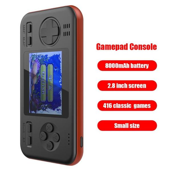 video gaming machine game console 8000mah mobile power bank 416 retro games 2.8 inch color screen small size light weight portable players
video gaming machine game console 8000mah mobile power bank 416 retro games 2.8 inch color screen small size light weight portable players