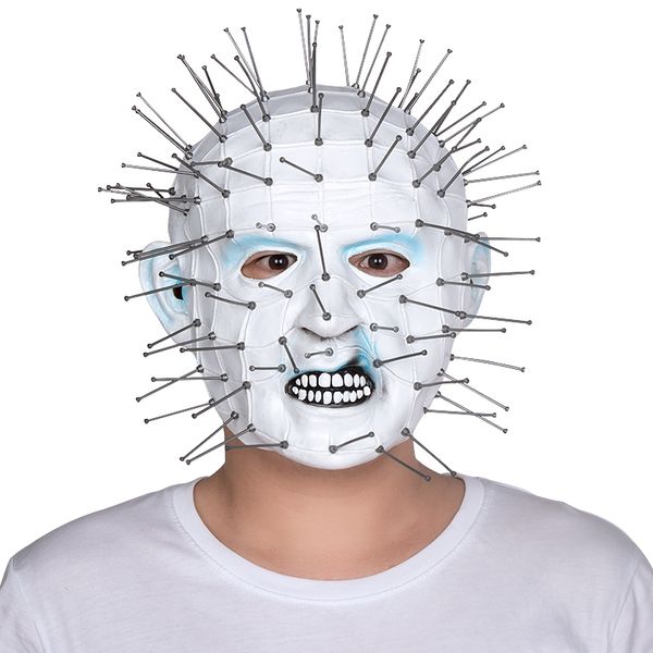 costume accessories terror movie hellraiser mask halloween party cosplay infernal nail ghost costume props horror devil, Silver
costume accessories terror movie hellraiser mask halloween party cosplay infernal nail ghost costume props horror devil, Silver