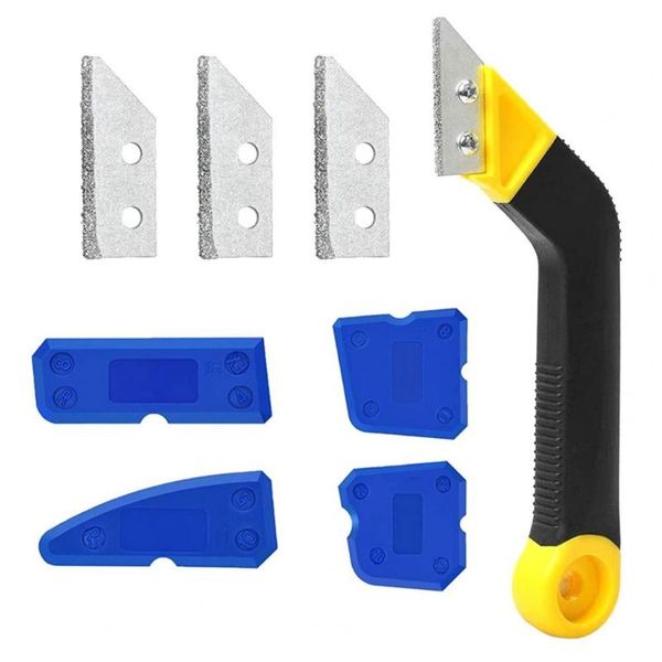 professional hand tool sets 9pcs sturdy grout remover set angled head easy scraping metal with replacement blades for kitchen
professional hand tool sets 9pcs sturdy grout remover set angled head easy scraping metal with replacement blades for kitchen
