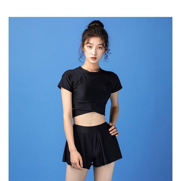 one-piece suits women swimsuits 2021 split skirt three-piece sets conservative student cover belly slim black soft spring swimwear
one-piece suits women swimsuits 2021 split skirt three-piece sets conservative student cover belly slim black soft spring swimwear