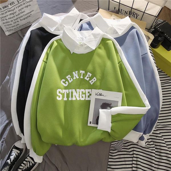 women's hoodies & sweatshirts winter oversize korean style harajuku hoodie long sleeve streetwear sweatshirt women plus size pullovers, Black
women's hoodies & sweatshirts winter oversize korean style harajuku hoodie long sleeve streetwear sweatshirt women plus size pullovers, Black