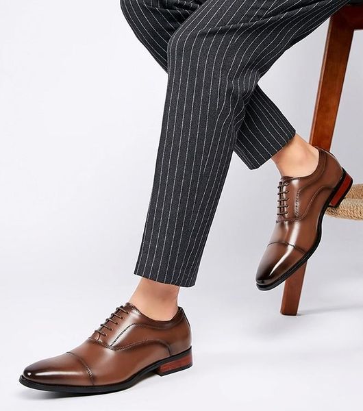 dress shoes men gentleman male man genuine leather cowskin cowhide oxfords formal footwear office work business wedding party, Black
dress shoes men gentleman male man genuine leather cowskin cowhide oxfords formal footwear office work business wedding party, Black