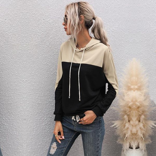 women's hoodies & sweatshirts fashion black patchwork hooded women long sleeve streetwear autumn all-match loose casual office ladies p
women's hoodies & sweatshirts fashion black patchwork hooded women long sleeve streetwear autumn all-match loose casual office ladies p