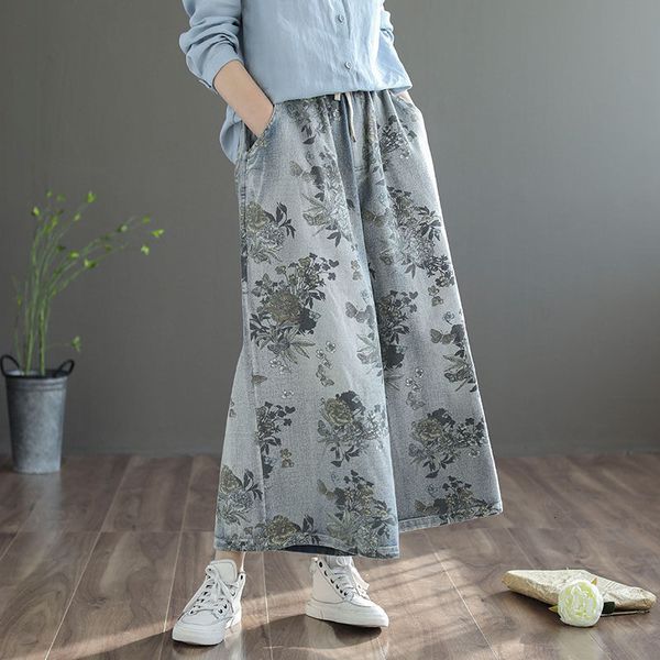 jean spring autumn light blue printed women's breeches cotton wide leg washed vintage nine points denim pants k956 2ukj
jean spring autumn light blue printed women's breeches cotton wide leg washed vintage nine points denim pants k956 2ukj