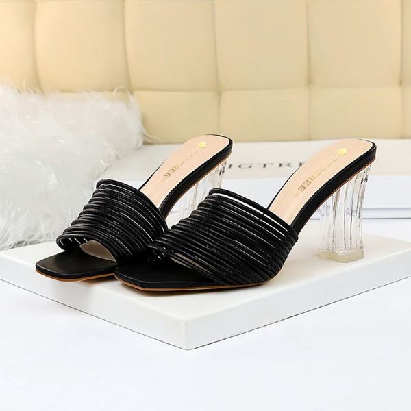 anance summer women's shoes mature ladies slippers party wedding casual high-heeled sandals, Black
anance summer women's shoes mature ladies slippers party wedding casual high-heeled sandals, Black
