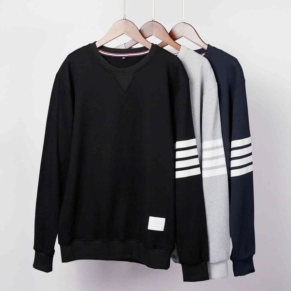 hoodies winter tb men's sweater loose trend autumn and couple's wear plush round neck long sleeve top, Black
hoodies winter tb men's sweater loose trend autumn and couple's wear plush round neck long sleeve top, Black