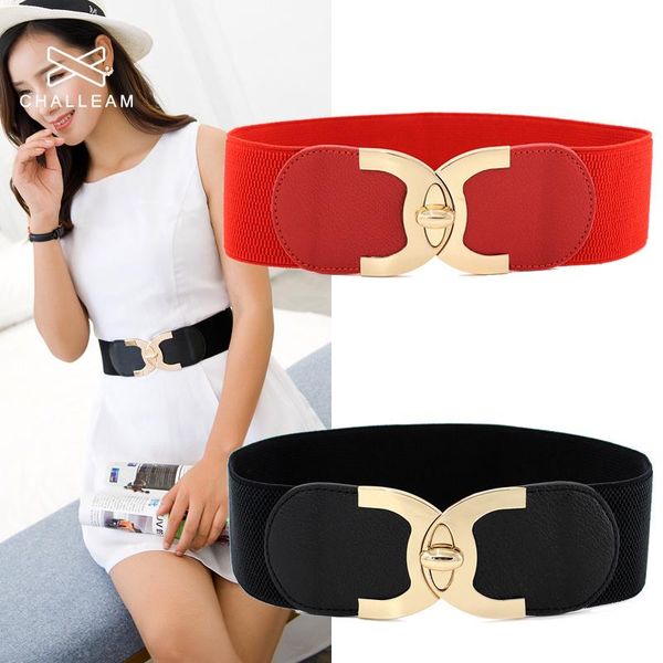 belts women elastic belt gold buckle stretch black white pu red waist wide for dress female apparel accessories 236, Black;brown
belts women elastic belt gold buckle stretch black white pu red waist wide for dress female apparel accessories 236, Black;brown
