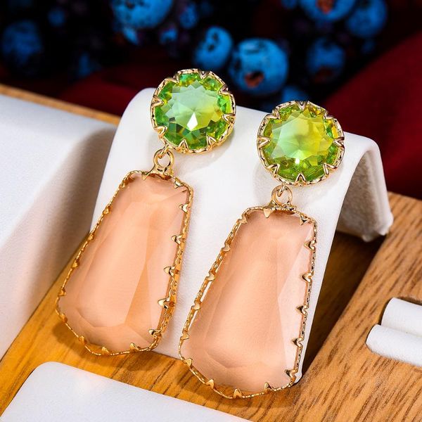 dangle & chandelier design cute bright candy crystal pendantearring for women wedding cubic zirconia dubai bridal earring party jewelry 2021, Silver
dangle & chandelier design cute bright candy crystal pendantearring for women wedding cubic zirconia dubai bridal earring party jewelry 2021, Silver