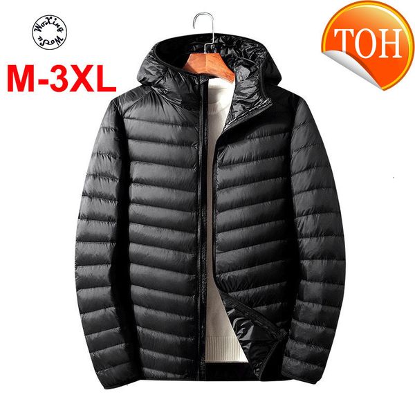 thin jacket, fashionable men's down type, european and american sports leisure, white goose coat, Black
thin jacket, fashionable men's down type, european and american sports leisure, white goose coat, Black