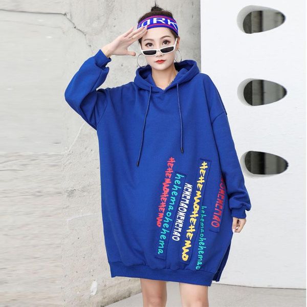 casual dresses hooded sweatshirts dress batwing letter print 2021 plus size women autumn full sleeve winter knee length loose female, Black;gray
casual dresses hooded sweatshirts dress batwing letter print 2021 plus size women autumn full sleeve winter knee length loose female, Black;gray