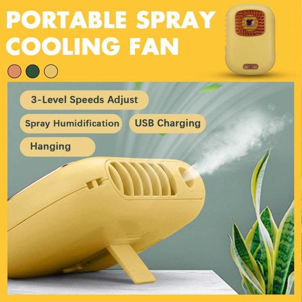 electric fans 3 gears hanging neck portable usb chargeable mini fan nano spray wide angle outdoor handheld atomization air cooler with lanya
electric fans 3 gears hanging neck portable usb chargeable mini fan nano spray wide angle outdoor handheld atomization air cooler with lanya