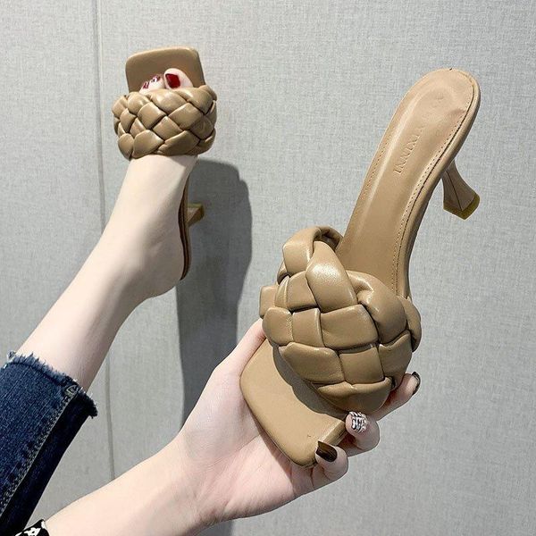 sandals summer shoes for women 2021 fashion weave flat slippers casual square head solid high-heeled outdoor designer high heels, Black
sandals summer shoes for women 2021 fashion weave flat slippers casual square head solid high-heeled outdoor designer high heels, Black
