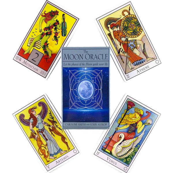 the moon oracles cards leisure party table game fortune-telling prophecy tarot deck with guide book
the moon oracles cards leisure party table game fortune-telling prophecy tarot deck with guide book