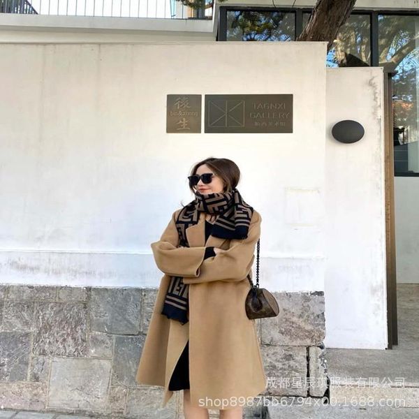 women's wool & blends factory about the manual double-sided coat female long 20 winter temperament cloth, Black
women's wool & blends factory about the manual double-sided coat female long 20 winter temperament cloth, Black