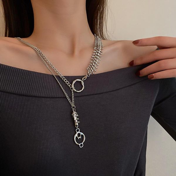 pendant necklaces hip hop jewelry fashion couples matching accessories for women initial necklace chains chain, Silver
pendant necklaces hip hop jewelry fashion couples matching accessories for women initial necklace chains chain, Silver