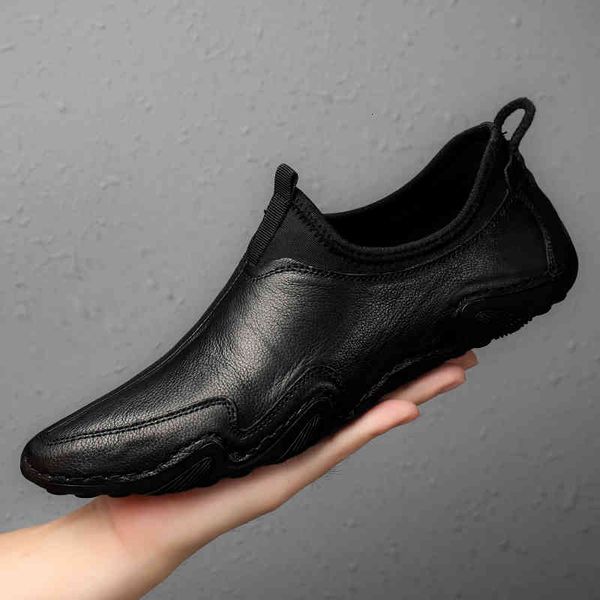 dress shoes genuine male leather shoes, soft and comfortable, breathable, men's low light-weight driving shoes. 1ppz, Black
dress shoes genuine male leather shoes, soft and comfortable, breathable, men's low light-weight driving shoes. 1ppz, Black