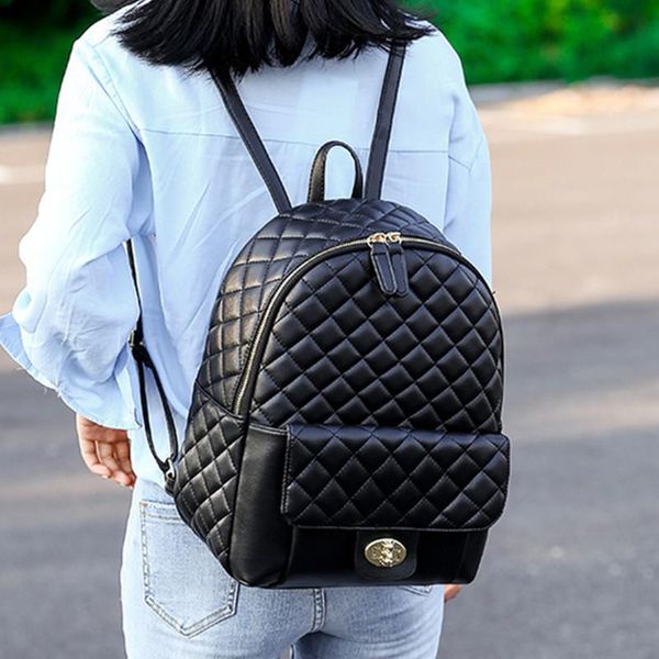 backpack 2021 trend fashion pu leather women's shoulder bag female black travel backpacks teenager student school bags
backpack 2021 trend fashion pu leather women's shoulder bag female black travel backpacks teenager student school bags