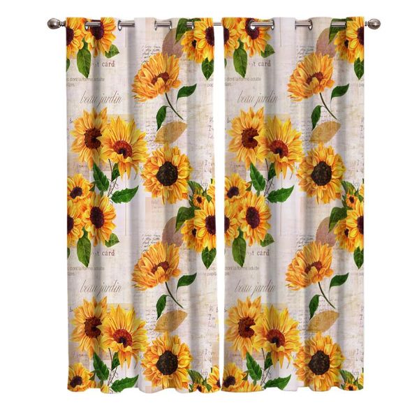 curtain & drapes sunflowers spaper window curtains blinds bedroom kids room indoor panels with grommets treatment
curtain & drapes sunflowers spaper window curtains blinds bedroom kids room indoor panels with grommets treatment