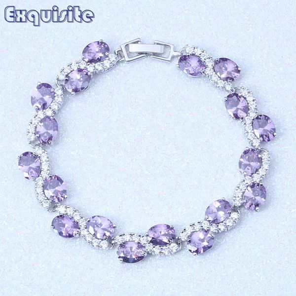 charming charm bracelets purple austrian crystal & zirconia silver color fashion for women wedding pulseras mujer jewelry s135 link, chain, Black
charming charm bracelets purple austrian crystal & zirconia silver color fashion for women wedding pulseras mujer jewelry s135 link, chain, Black