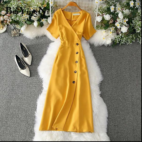 office women dress ladies elegant buttons casual slim vintage romance party red pink yellow vestidos mujer, Black;gray
office women dress ladies elegant buttons casual slim vintage romance party red pink yellow vestidos mujer, Black;gray