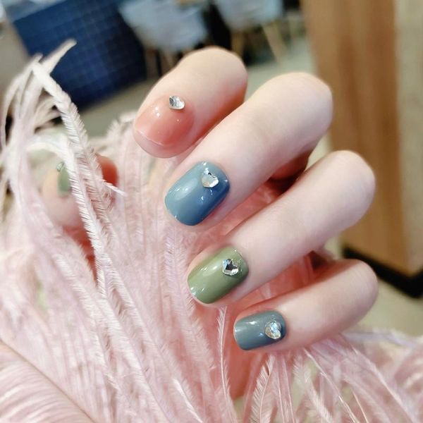 nail gel 24pcs rhinestone inlaid patch glue type removable short paragraph fashion manicure fake, Red;pink
nail gel 24pcs rhinestone inlaid patch glue type removable short paragraph fashion manicure fake, Red;pink