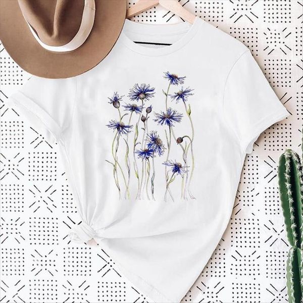 flower floral 90s casual clothing women fashion print graphic summer short sleeve female clothes tees t shirt, White
flower floral 90s casual clothing women fashion print graphic summer short sleeve female clothes tees t shirt, White