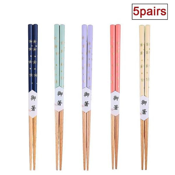chopsticks 5 pairs japanese small floral wooden sticks non-slip sushi sticks reusable tableware kitchen utensil
chopsticks 5 pairs japanese small floral wooden sticks non-slip sushi sticks reusable tableware kitchen utensil
