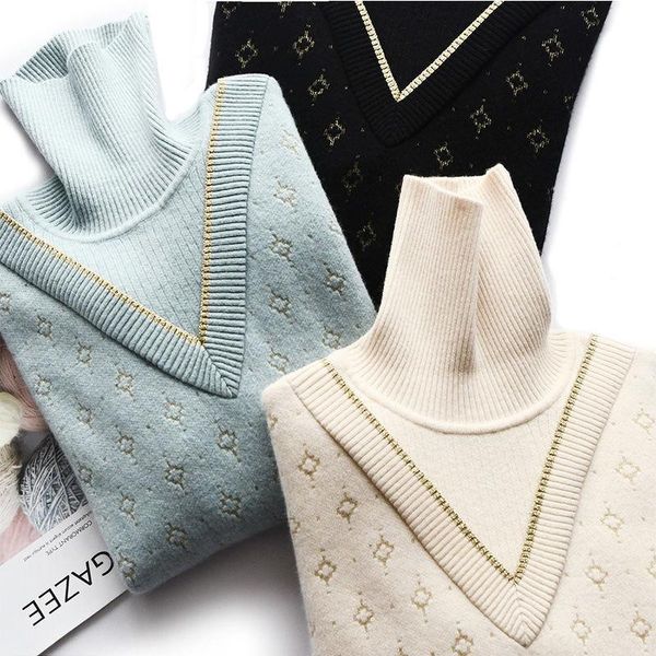 women's sweaters sweater pullover winter turtleneck cashmere women yarn roll collar woman, White;black
women's sweaters sweater pullover winter turtleneck cashmere women yarn roll collar woman, White;black