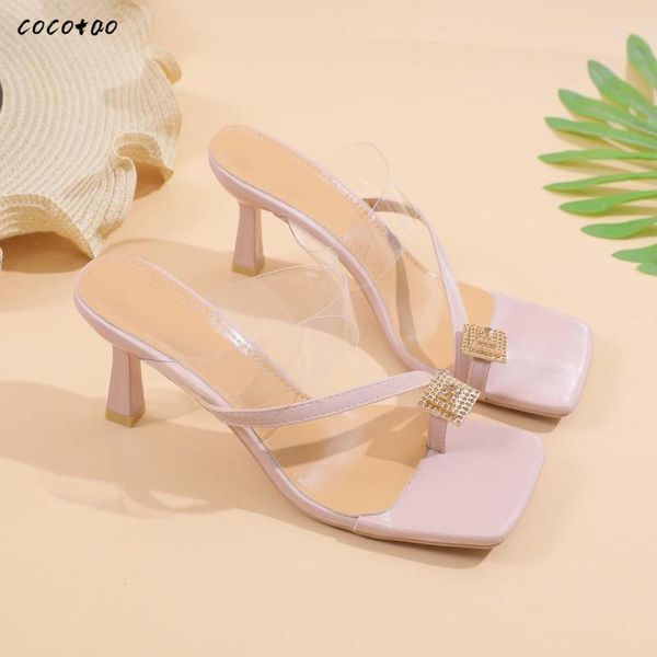 slippers set of toe sandals and women wear thin straps with high heels rhinestones 2021 summer ins fashion transparent, Black
slippers set of toe sandals and women wear thin straps with high heels rhinestones 2021 summer ins fashion transparent, Black