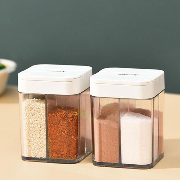 storage bottles & jars seasoning pot household four grids transparent spice jar box for cumin prickly ash condiment kitchen supplies
storage bottles & jars seasoning pot household four grids transparent spice jar box for cumin prickly ash condiment kitchen supplies