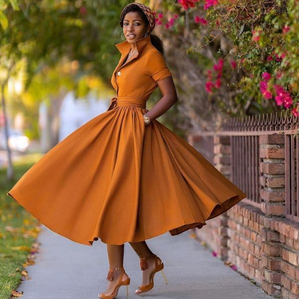 a line shirt solid womens dresses v neck party wear pleated high waist female vintage elegant robe chic bohemian, Black;gray
a line shirt solid womens dresses v neck party wear pleated high waist female vintage elegant robe chic bohemian, Black;gray